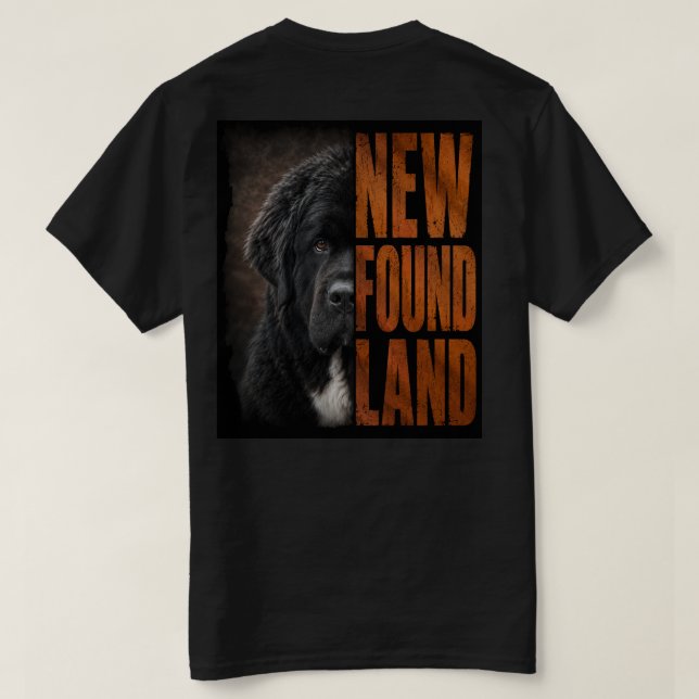 Nyauppfunna Land Bak T Shirt (Design baksida)