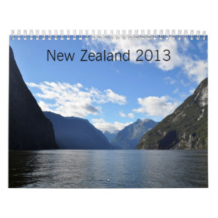 Nyazeeländsk 2013 kalender