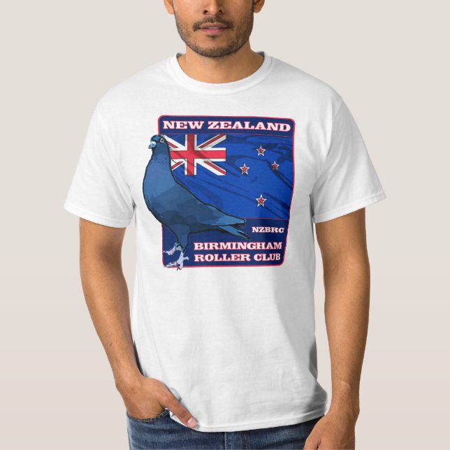 Nyazeeländsk Birmingham rullklubb T Shirt (Framsida)