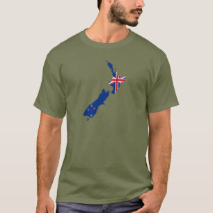 Nyazeeländsk flagga t shirt