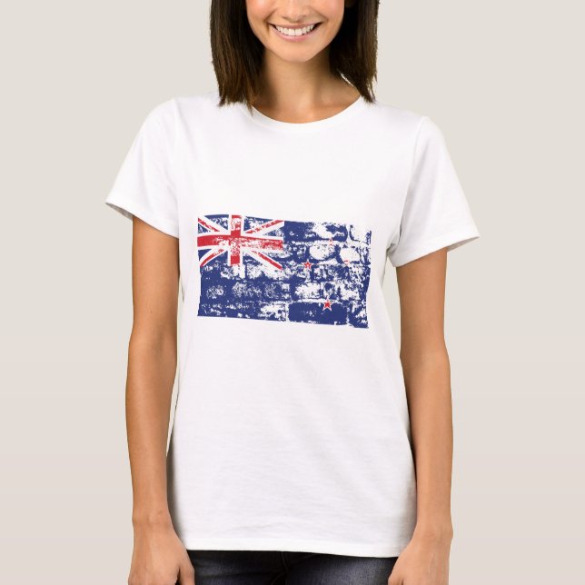 Nyazeeländsk flagga tee (Framsida)