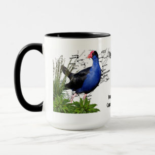 Nyazeeländsk infödd fågelkaffemugg mugg