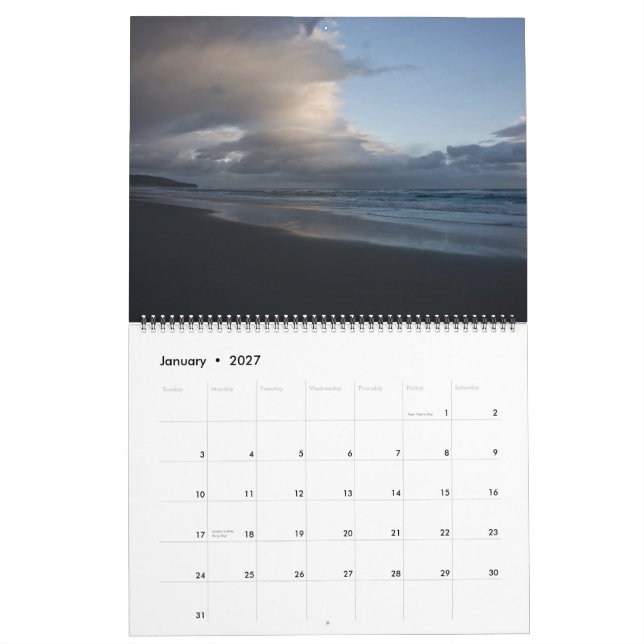 Nyazeeländsk kalender 2009 (Jan 2027)