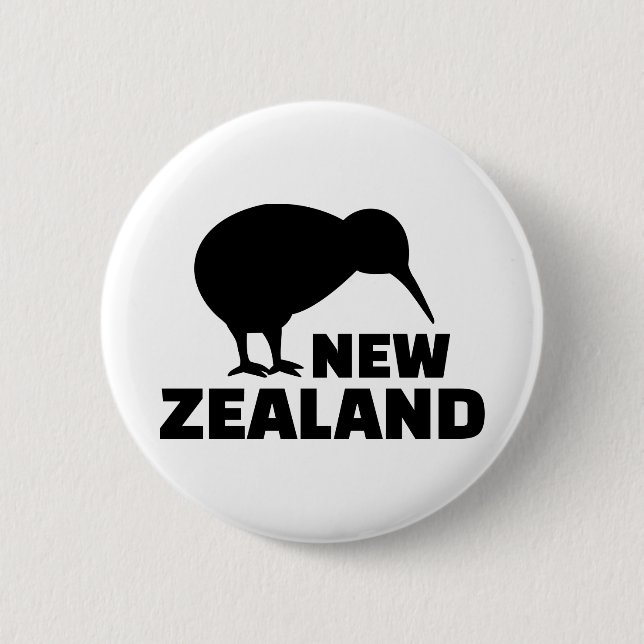 Nyazeeländsk Kiwi Knapp (Framsida)