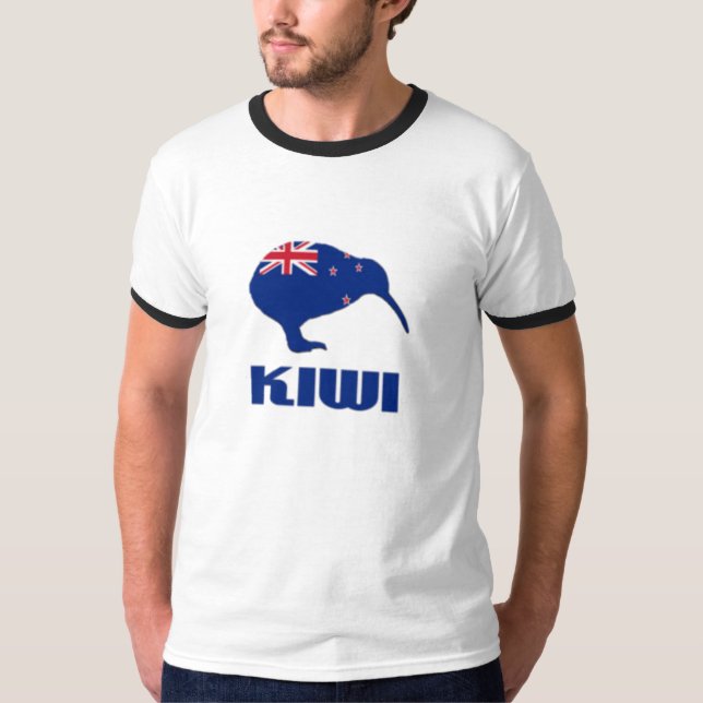 Nyazeeländsk Kiwimanar skjorta för Ringer T-shirt (Framsida)