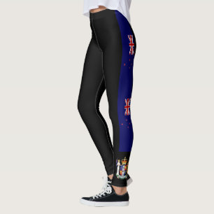 Nyazeeländsk randflagga leggings