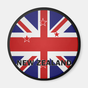 Nyazeeländsk Roundel kvalitets- flagga Magnet