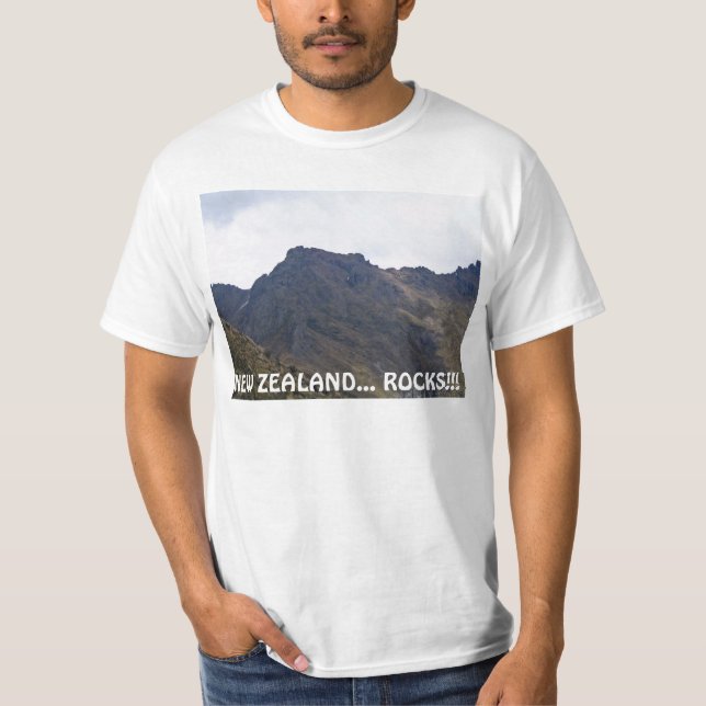 Nyazeeländsk stenskjorta t-shirt (Framsida)