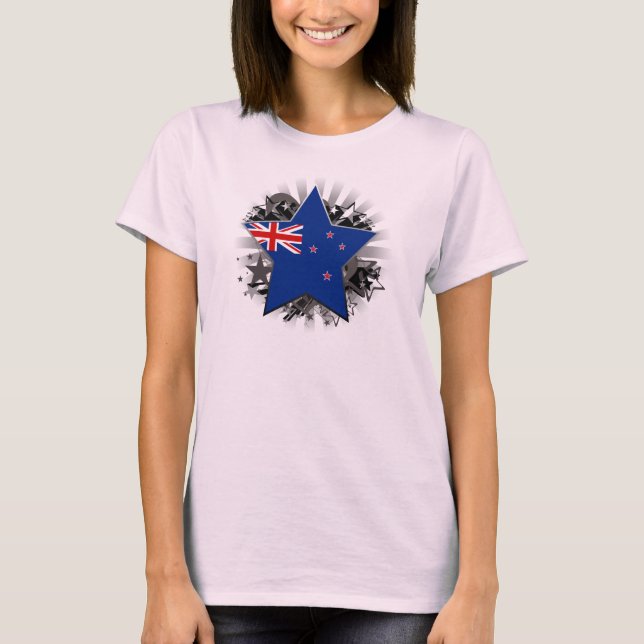 Nyazeeländsk stjärna tee shirt (Framsida)