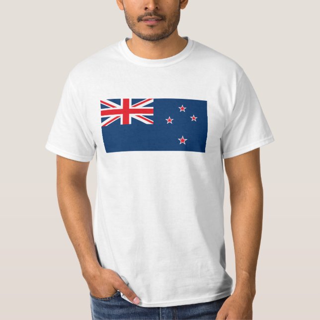Nyazeeländsk T-tröja Tee Shirt (Framsida)