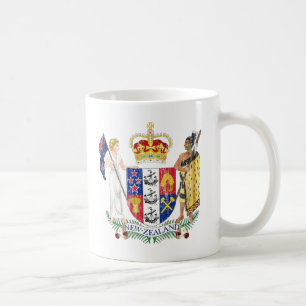 Nyazeeländsk vapensköld kaffemugg