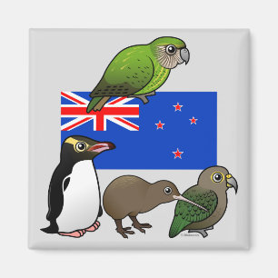 Nyazeeländska Birdorables Magnet