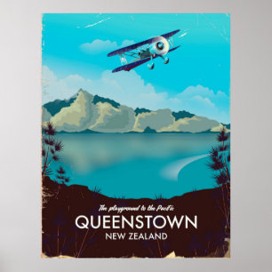 Nyazeeländska Queenstown Poster