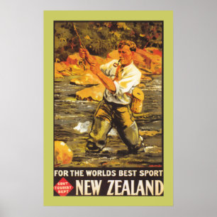 "Nyazeeländska världs bäst sport" - Poster