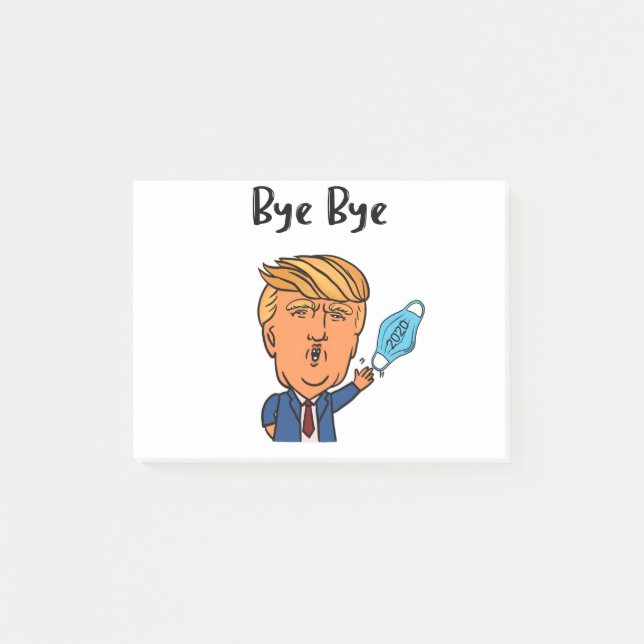 Nybörjare 2020 julklapp Mask hej då Post-it Block (Framsida)