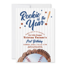 Nybörjare för år 1:a födelsedagsinbjudan