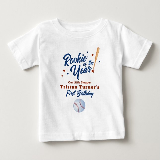 Nybörjare för året 1:a födelsedagen t shirt (Framsida)