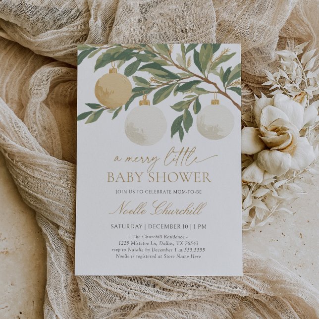 Nybörjare för prydnadsmålare för vinterbabykläder inbjudningar (Skapare uppladdad)