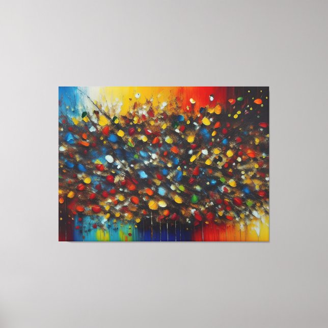 Nybörjare över New York-färgutskrift Canvastryck (Framsida)