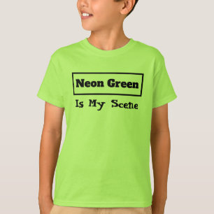NybörjarGrönt är min scen som säger, färglös, nyfi T Shirt