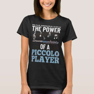 Nybörjarlås för Piccolo Instrument Music Flute Pla T Shirt