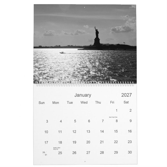 NYC 2013-kalender Kalender (Jan 2027)