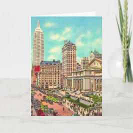 NYC - 42nd Street & 5th Ave. vykort