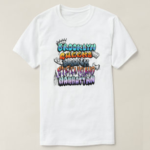 NYC 5 Boroughs Graffiti T Shirt