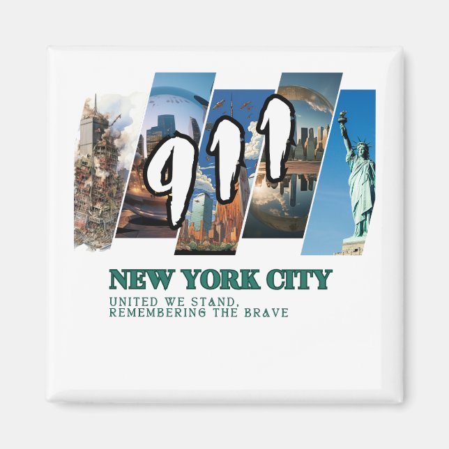 NYC 911 MAGNET (Framsidan)