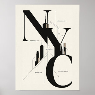 NYC-affisch Poster