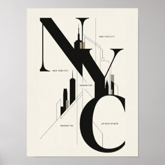 NYC-affisch Poster