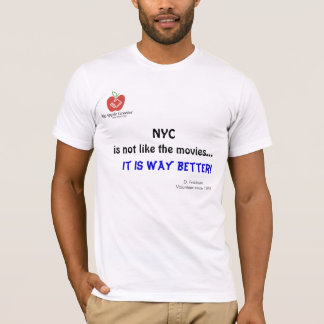 NYC är inte något liknande filmskjortorna T Shirt