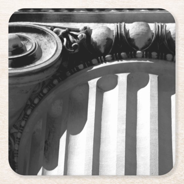 NYC-arkitektur III Underlägg Papper Kvadrat (Framsidan)