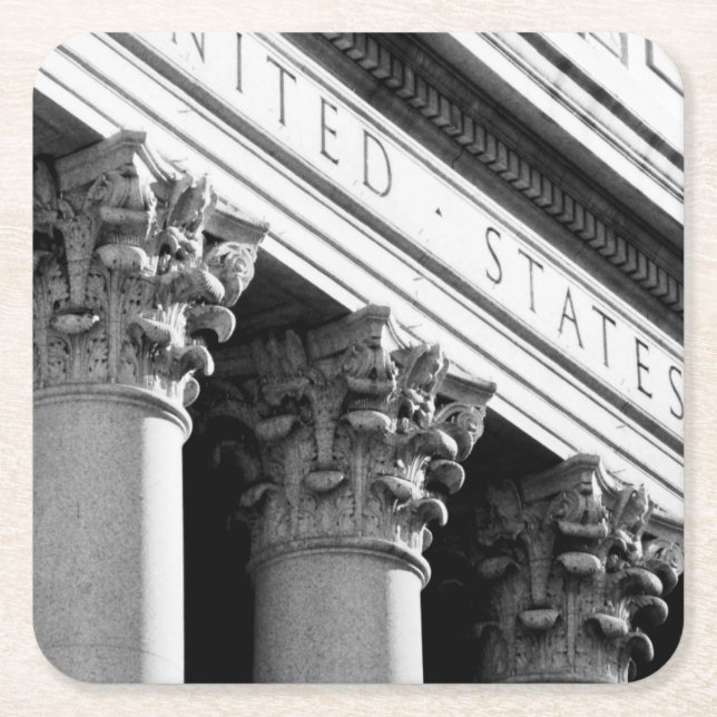 NYC-arkitektur VIII Underlägg Papper Kvadrat (Framsidan)