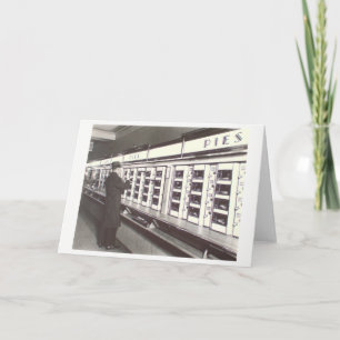NYC-automatrestaurangfoto vid det Berenice Abbott Kort