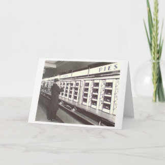 NYC-automatrestaurangfoto vid det Berenice Abbott Kort