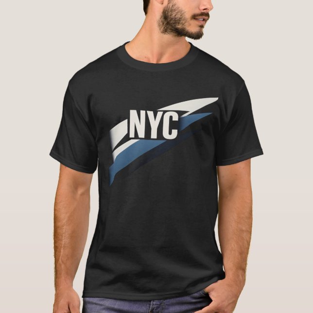 NYC Axis — Architectural Motion Streetwear T Shirt (Framsida)