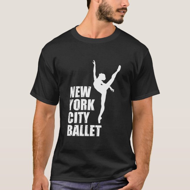 Nyc Ballet Shirt Ballerina Dancer New York Dancing T Shirt (Framsida)