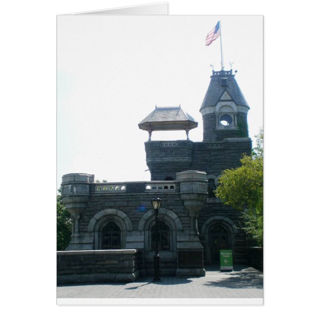 NYC Belvedere Castle Hälsningskort (Framsidan)