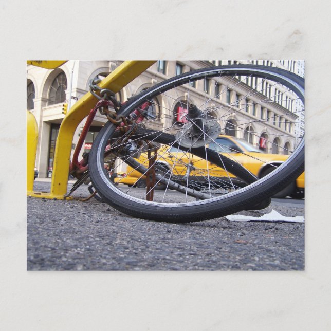 NYC Bike Vykort (Framsida)