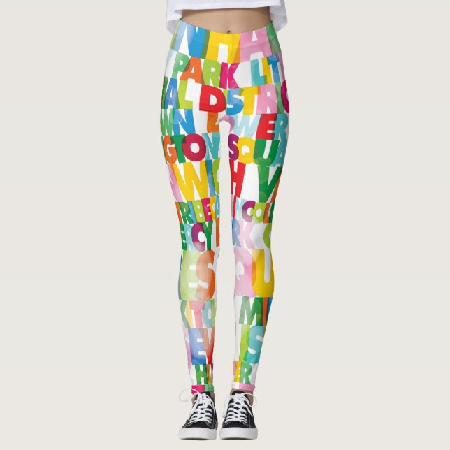 NYC Boroughs Leggings (Framsida)