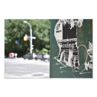 NYC Boxing Flyer-foto för Väster i centralparken
