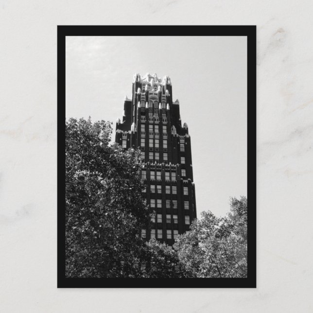 NYC Bryant Park Byggande Vykort (Framsida)