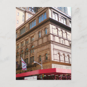 NYC Carnegie Hall Vykort