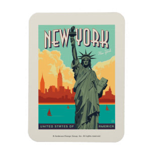 NYC - Dam Liberty Magnet