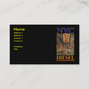 NYC DIESEL VISITKORT