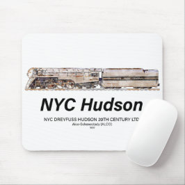 NYC Dreyfuss Hudson Steam Locomotive. Profile Musmatta
