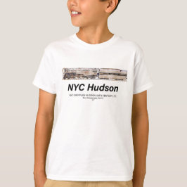NYC Dreyfuss Hudson Steam Locomotive. Profile T Shirt