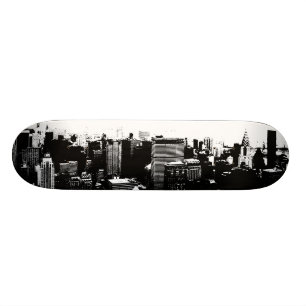 NYC Empire Skyline Old School Skateboard Bräda 18 Cm