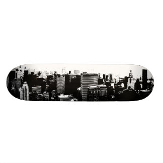 NYC Empire Skyline Old School Skateboard Bräda 18 Cm